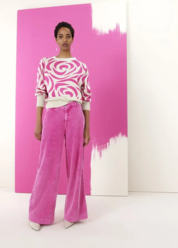 Vrouwen Summum Woman Truien & Vesten | Gebreide Jacquard Trui