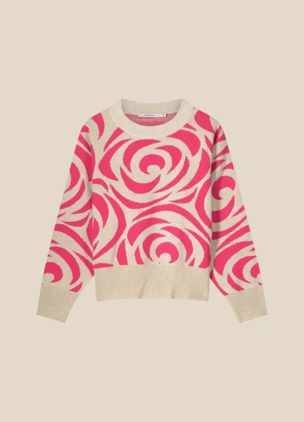 Vrouwen Summum Woman Truien & Vesten | Gebreide Jacquard Trui