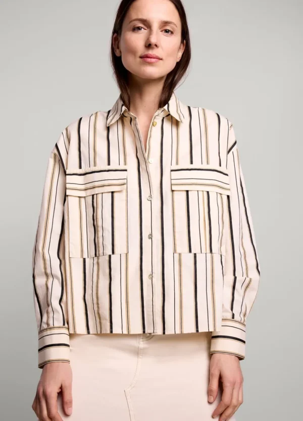 Vrouwen Summum Woman Blouses | Gestreepte Blouse