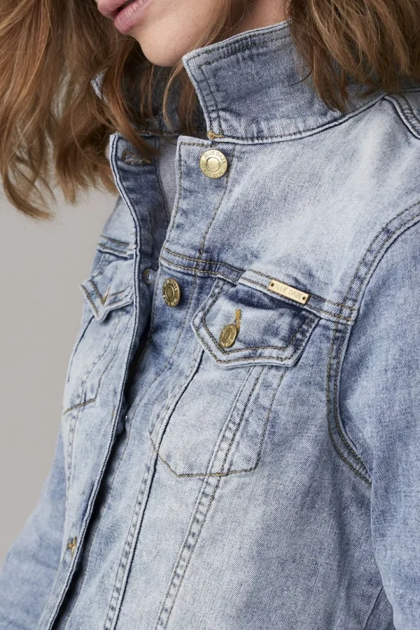 Vrouwen Summum Woman Jassen | Getailleerd Blue Daze-Spijkerjasje