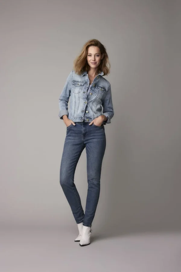 Vrouwen Summum Woman Jassen | Getailleerd Blue Daze-Spijkerjasje