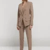 Vrouwen Summum Woman Blazers & Jasjes | Getailleerde Blazer Met Knopen