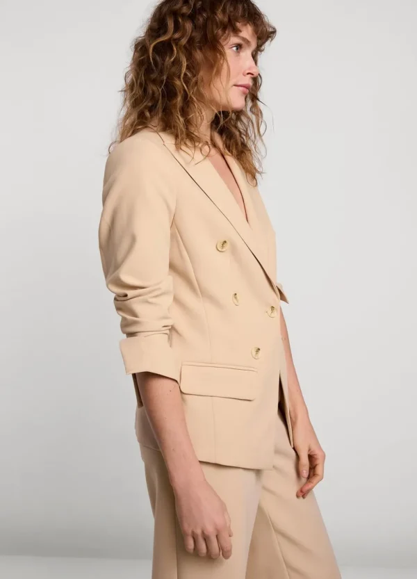 Vrouwen Summum Woman Blazers & Jasjes | Getailleerde Blazer Met Knopen