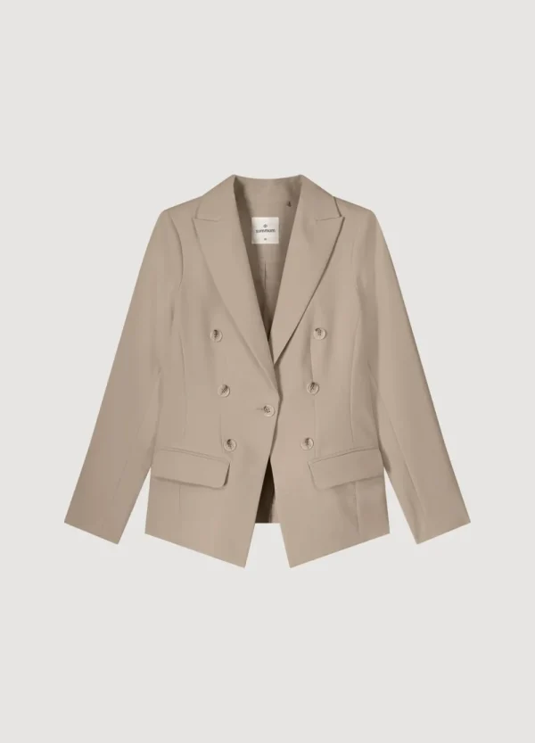 Vrouwen Summum Woman Blazers & Jasjes | Getailleerde Blazer Met Knopen