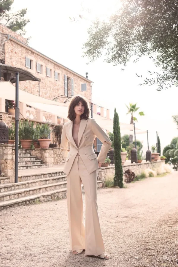 Vrouwen Summum Woman Blazers & Jasjes | Getailleerde Blazer Met Knopen