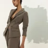 Vrouwen Summum Woman Blazers & Jasjes | Getailleerde Soft Foam Blazer