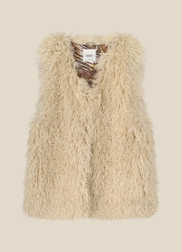 Vrouwen Summum Woman Blazers & Jasjes | Gilet Faux Fur