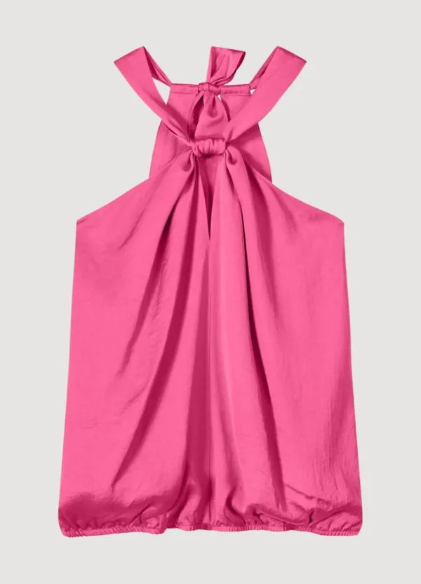 Vrouwen Summum Woman Tops & T-Shirts | Glanzend Haltersinglet