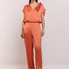 Vrouwen Summum Woman Broeken & Jumpsuits | Glanzende Lange Broek