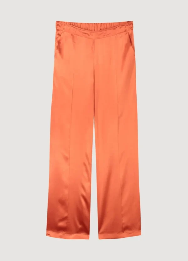 Vrouwen Summum Woman Broeken & Jumpsuits | Glanzende Lange Broek