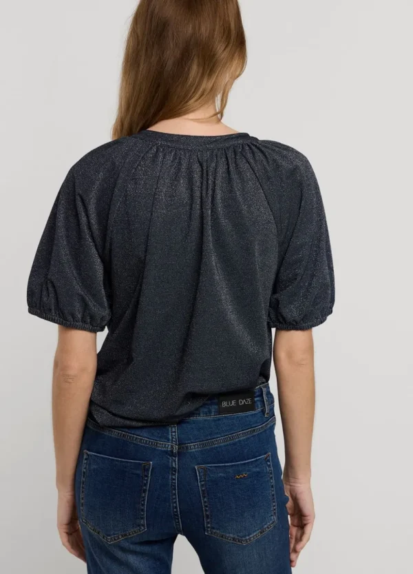 Vrouwen Summum Woman Tops & T-Shirts | Glimmende Lurex Top
