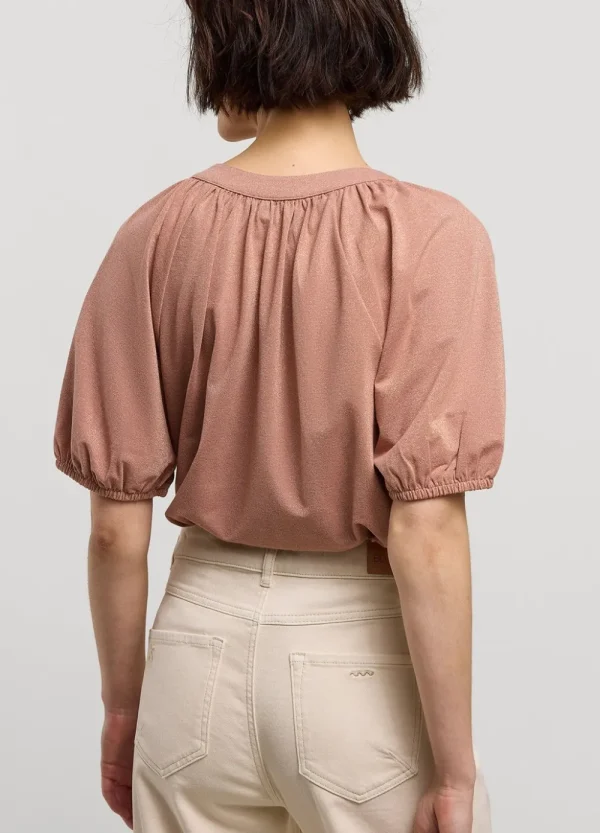 Vrouwen Summum Woman Tops & T-Shirts | Glimmende Lurex Top