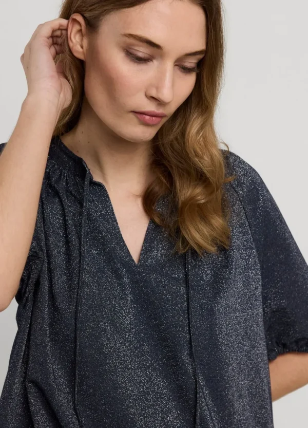 Vrouwen Summum Woman Tops & T-Shirts | Glimmende Lurex Top