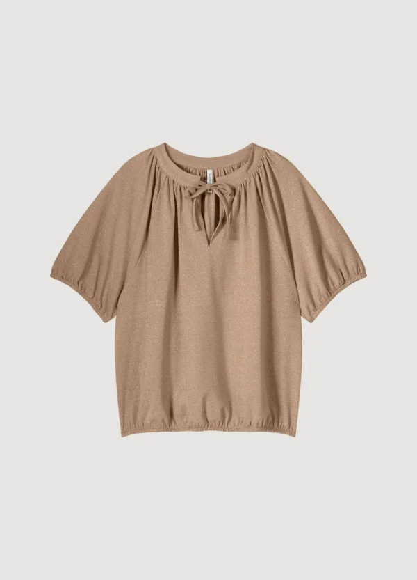 Vrouwen Summum Woman Tops & T-Shirts | Glimmende Lurex Top