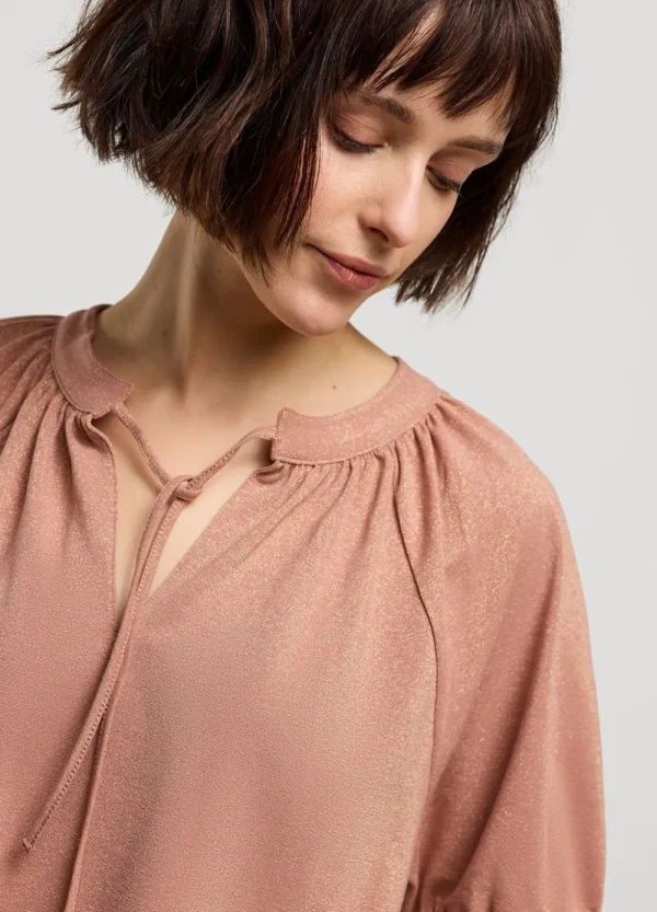 Vrouwen Summum Woman Tops & T-Shirts | Glimmende Lurex Top