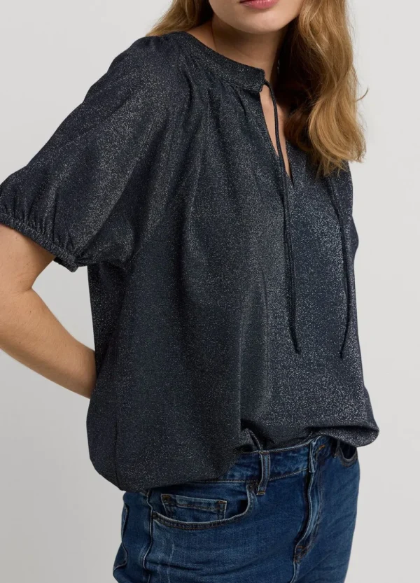 Vrouwen Summum Woman Tops & T-Shirts | Glimmende Lurex Top