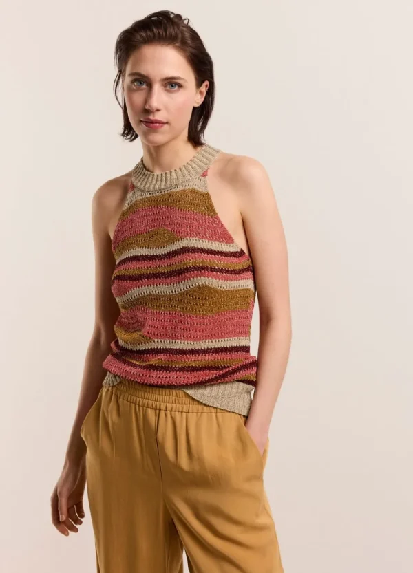Vrouwen Summum Woman Tops & T-Shirts | Glinsterende Haltertop