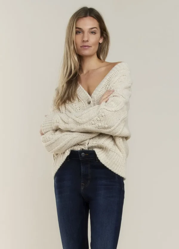 Vrouwen Summum Woman Truien & Vesten | Grofgebreid Zacht Vest