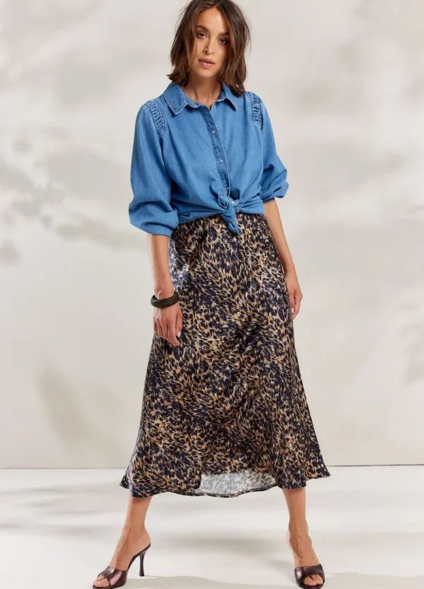 Vrouwen Summum Woman Rokken | Halflange Rok Animalprint