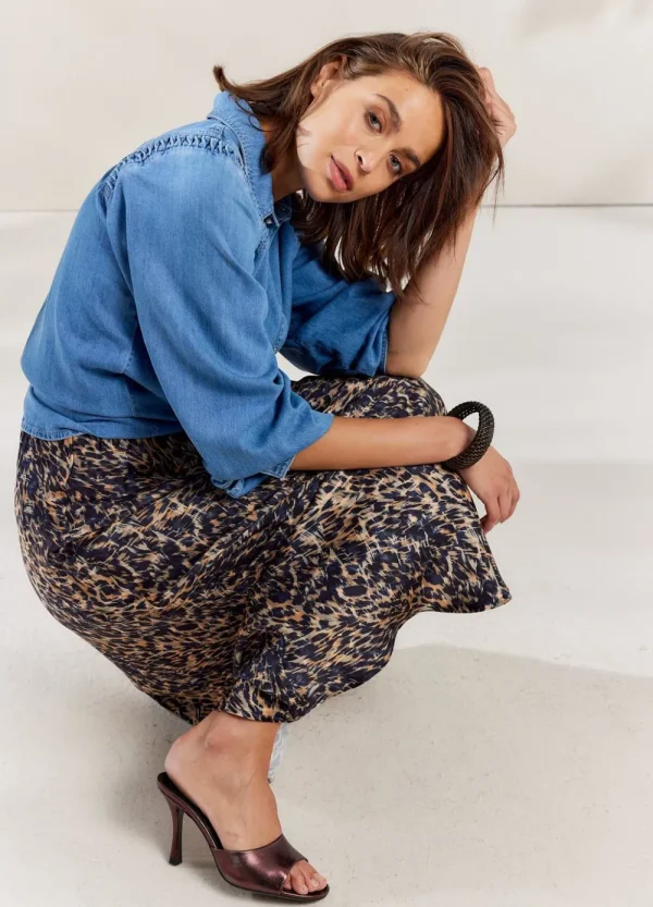 Vrouwen Summum Woman Rokken | Halflange Rok Animalprint