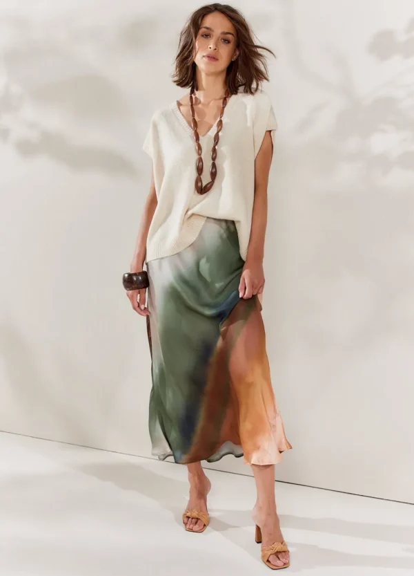 Vrouwen Summum Woman Rokken | Halflange Rok Faded
