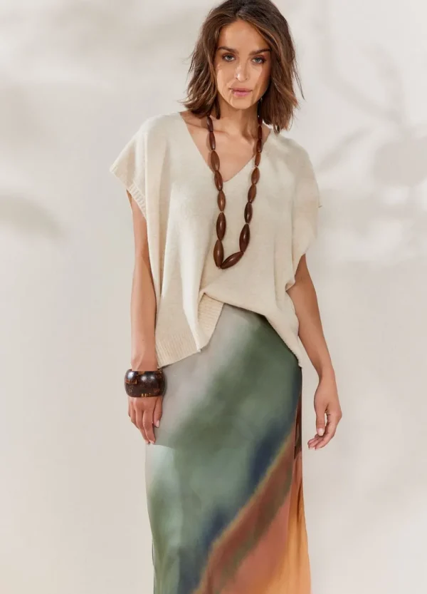 Vrouwen Summum Woman Rokken | Halflange Rok Faded