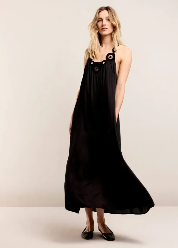 Vrouwen Summum Woman Jurken | Halterjurk Viscose-Satijn