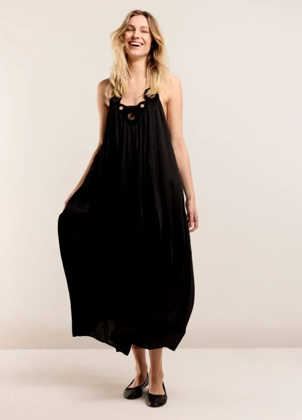 Vrouwen Summum Woman Jurken | Halterjurk Viscose-Satijn