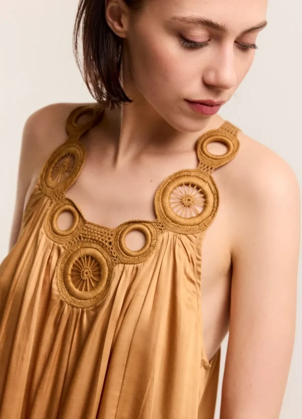 Vrouwen Summum Woman Jurken | Halterjurk Viscose-Satijn