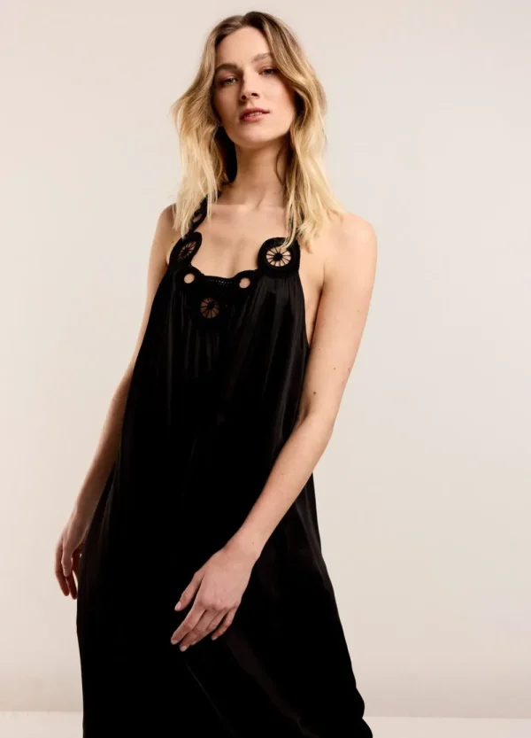 Vrouwen Summum Woman Jurken | Halterjurk Viscose-Satijn
