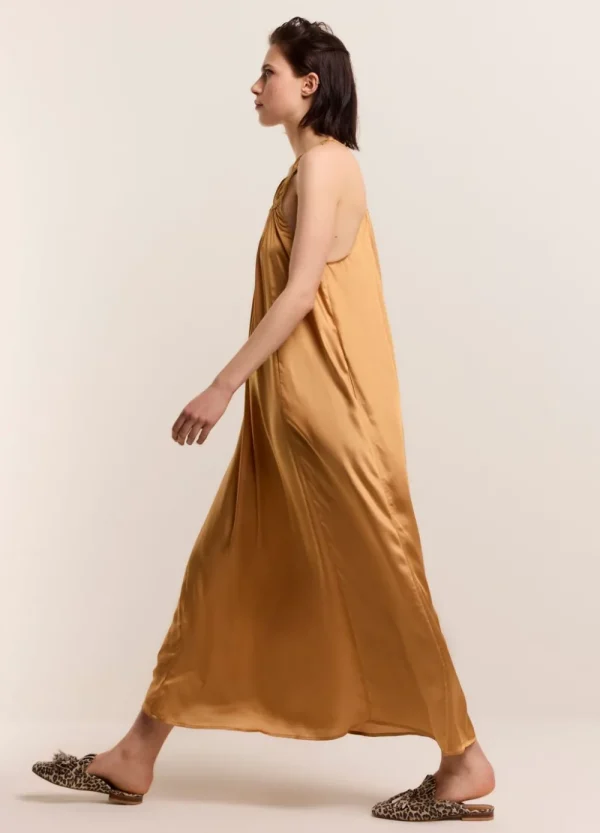 Vrouwen Summum Woman Jurken | Halterjurk Viscose-Satijn