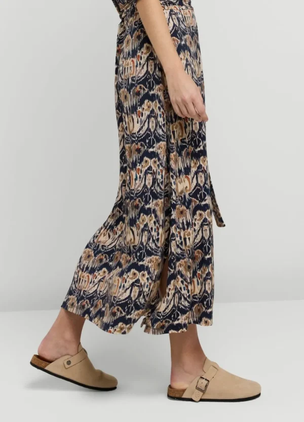 Vrouwen Summum Woman Jurken | Ikatprint Jurk Met Polokraag