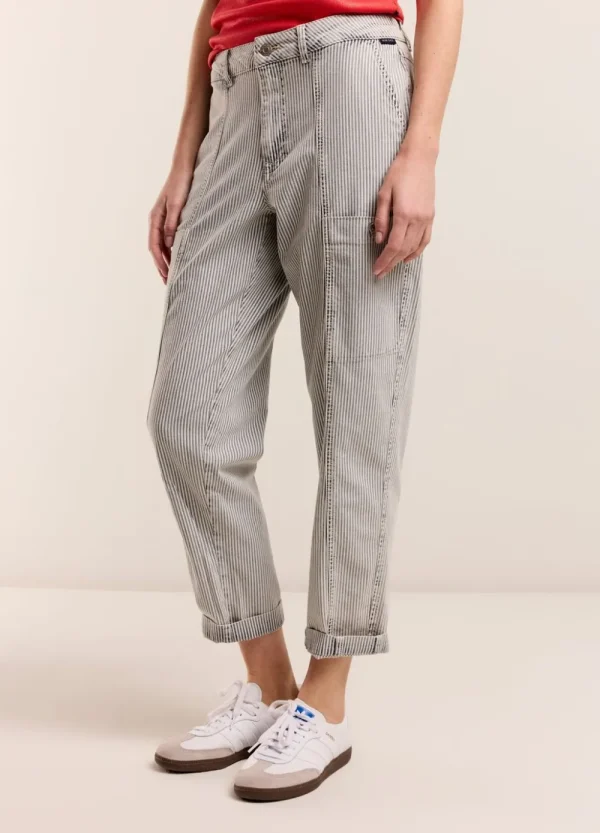 Vrouwen Summum Woman Broeken & Jumpsuits | Indigo Streepjesdenim