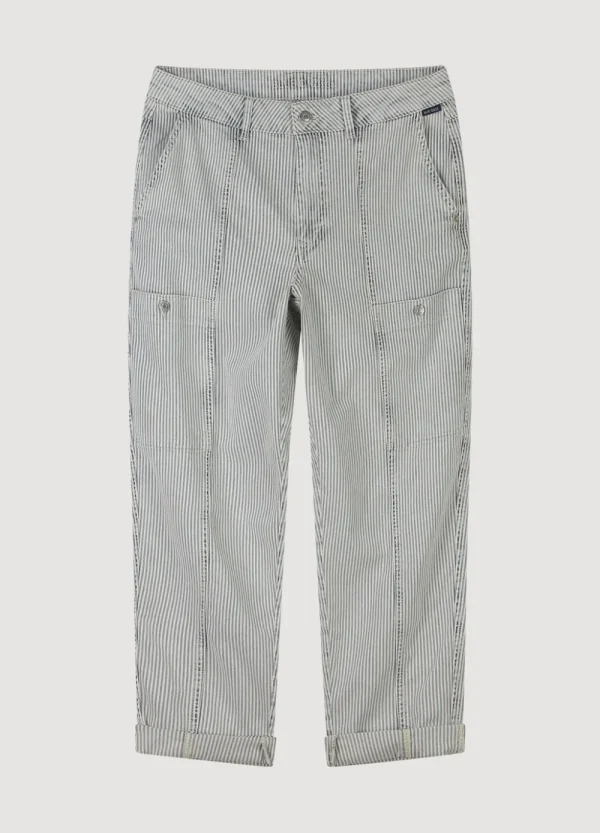 Vrouwen Summum Woman Broeken & Jumpsuits | Indigo Streepjesdenim