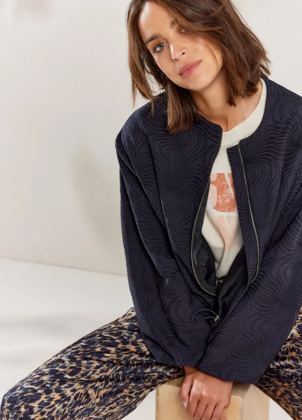 Vrouwen Summum Woman Jassen | Jacquard Bomberjack