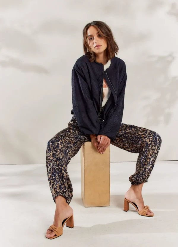 Vrouwen Summum Woman Jassen | Jacquard Bomberjack