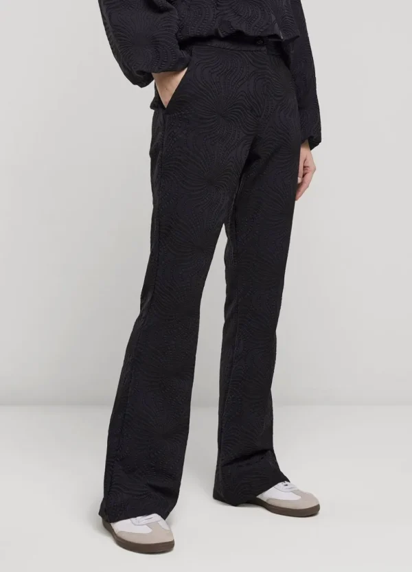 Vrouwen Summum Woman Broeken & Jumpsuits | Jacquard Flared Broek