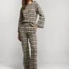 Vrouwen Summum Woman Broeken & Jumpsuits | Jacquard Flared Pants