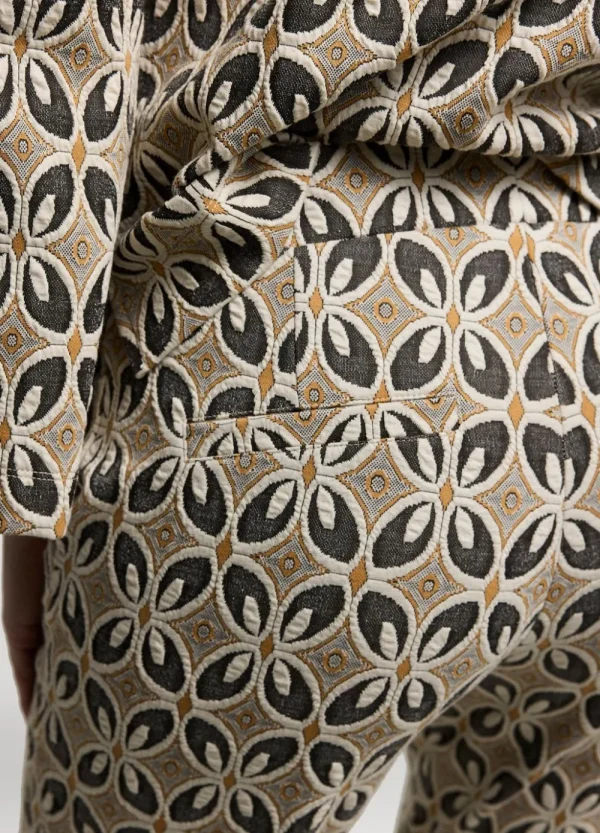 Vrouwen Summum Woman Broeken & Jumpsuits | Jacquard Flared Pants