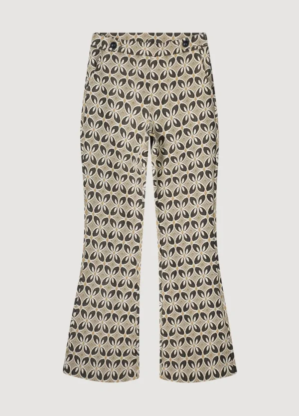 Vrouwen Summum Woman Broeken & Jumpsuits | Jacquard Flared Pants