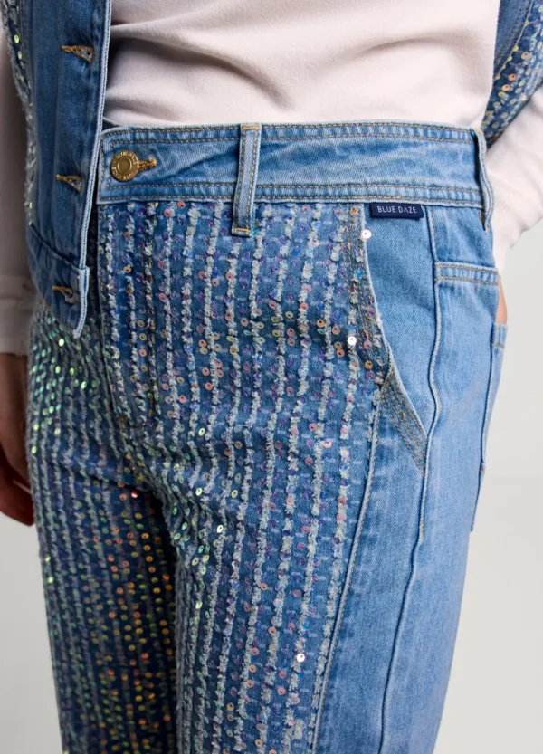 Vrouwen Summum Woman Jeans | Jeans Met Pailletten