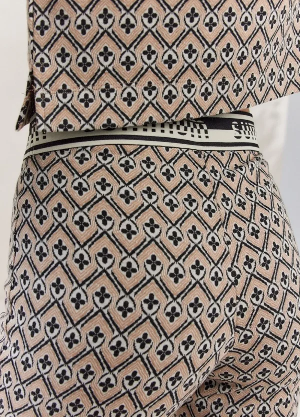 Vrouwen Summum Woman Broeken & Jumpsuits | Jersey Pants Met Print