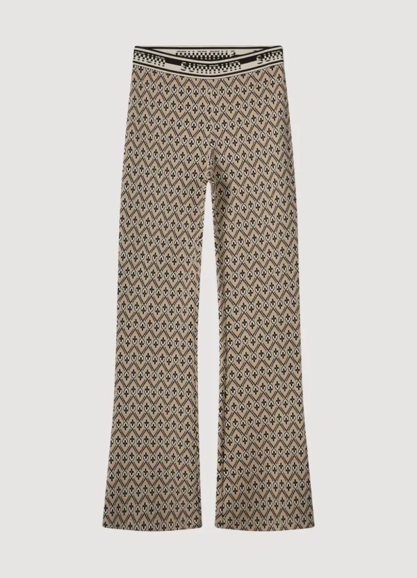 Vrouwen Summum Woman Broeken & Jumpsuits | Jersey Pants Met Print