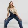 Vrouwen Summum Woman Tops & T-Shirts | Jersey Top Met Broderie Anglaise