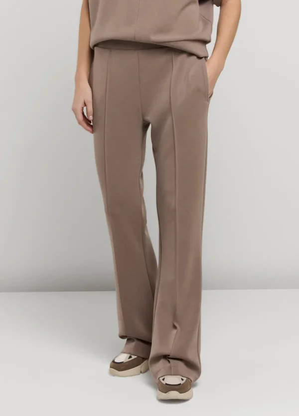 Vrouwen Summum Woman Broeken & Jumpsuits | Jersey Wijdepijpenbroek