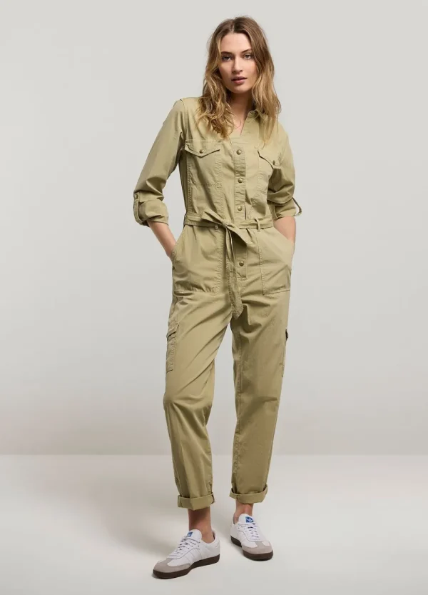 Vrouwen Summum Woman Broeken & Jumpsuits | Jumpsuit Met Drukknopen