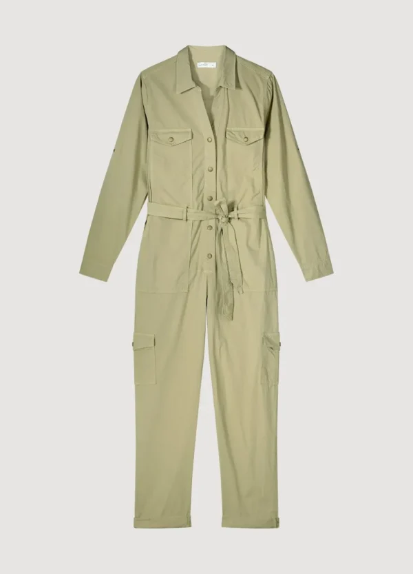 Vrouwen Summum Woman Broeken & Jumpsuits | Jumpsuit Met Drukknopen