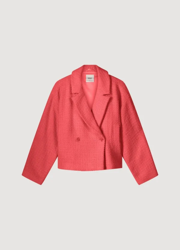 Vrouwen Summum Woman Jassen | Kort Tweed Jasje