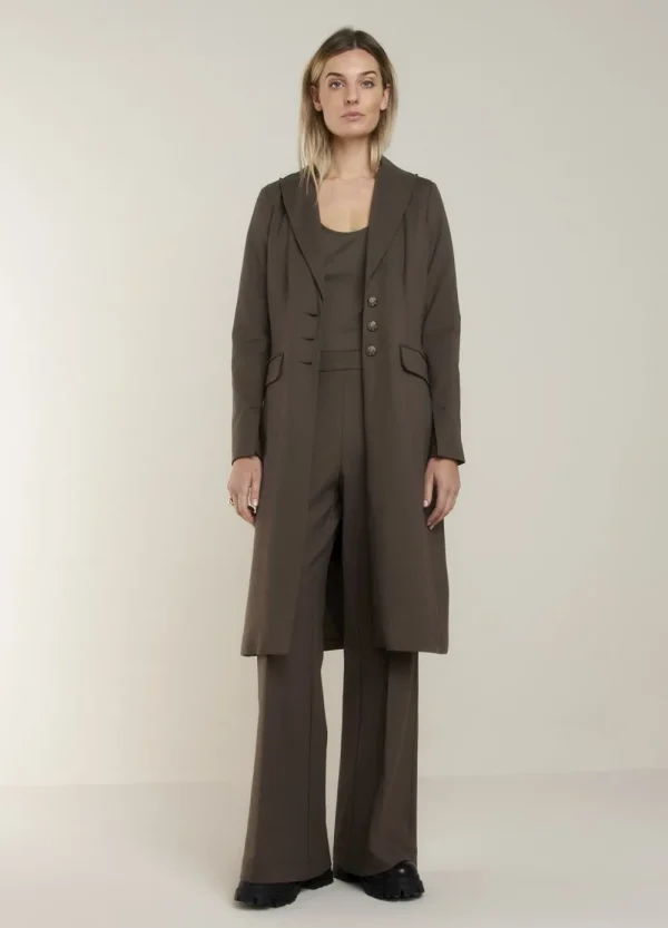 Vrouwen Summum Woman Blazers & Jasjes | Lange Blazer Getailleerd