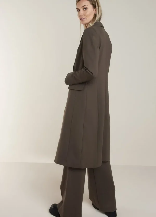 Vrouwen Summum Woman Blazers & Jasjes | Lange Blazer Getailleerd